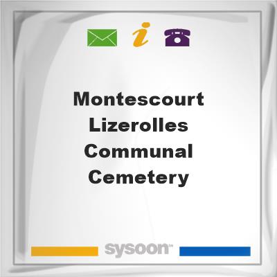 Montescourt-Lizerolles Communal Cemetery, Montescourt-Lizerolles Communal Cemetery