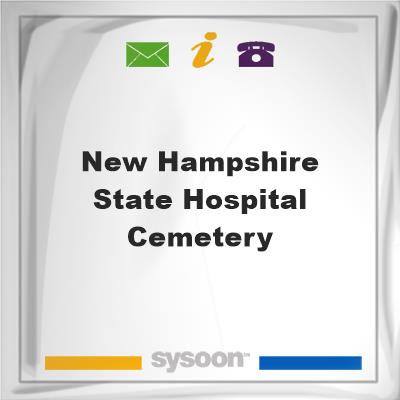 New Hampshire State Hospital Cemetery, New Hampshire State Hospital Cemetery