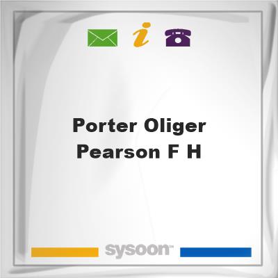 Porter-Oliger-Pearson F H, Porter-Oliger-Pearson F H