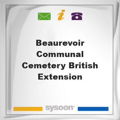 Beaurevoir Communal Cemetery British ExtensionBeaurevoir Communal Cemetery British Extension on Sysoon