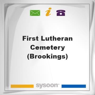First Lutheran Cemetery (Brookings), First Lutheran Cemetery (Brookings)