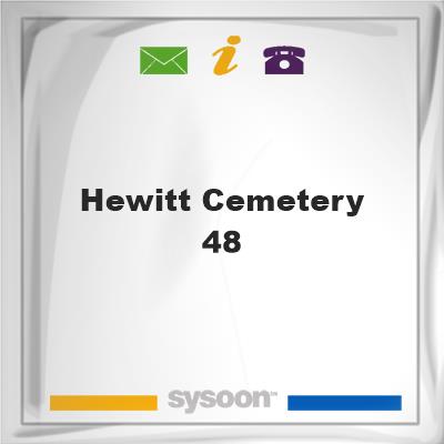 Hewitt Cemetery #48, Hewitt Cemetery #48