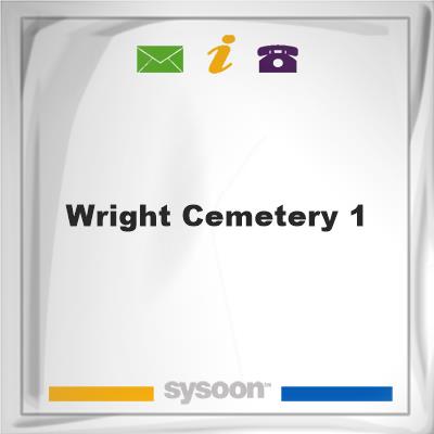 Wright Cemetery #1, Wright Cemetery #1