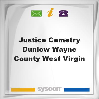 Justice Cemetry, Dunlow, Wayne County, West VirginJustice Cemetry, Dunlow, Wayne County, West Virgin on Sysoon