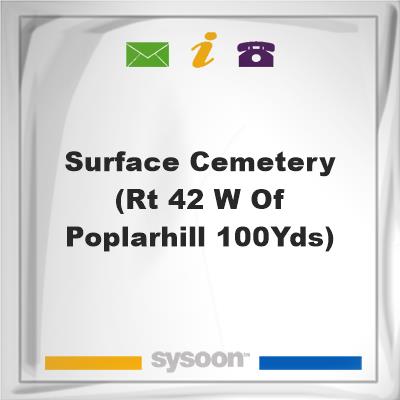 Surface Cemetery (Rt 42-W of PoplarHill-100yds)Surface Cemetery (Rt 42-W of PoplarHill-100yds) on Sysoon