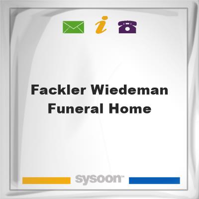 Fackler-Wiedeman Funeral Home, Fackler-Wiedeman Funeral Home