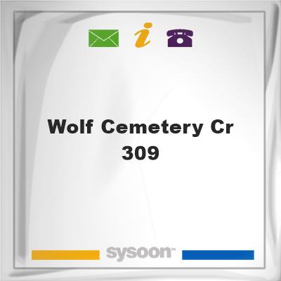 Wolf Cemetery C.R. 309, Wolf Cemetery C.R. 309