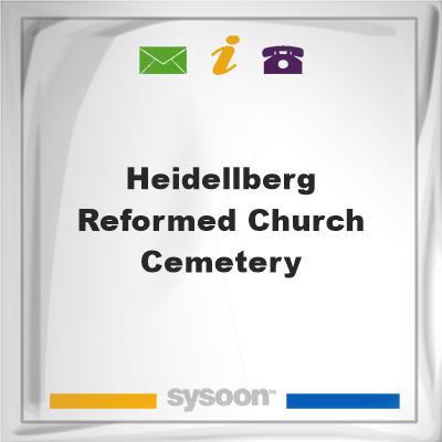 Heidellberg Reformed Church Cemetery, Heidellberg Reformed Church Cemetery