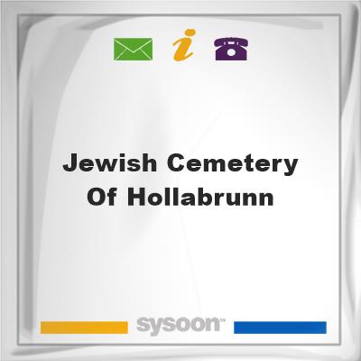 Jewish Cemetery of Hollabrunn., Jewish Cemetery of Hollabrunn.