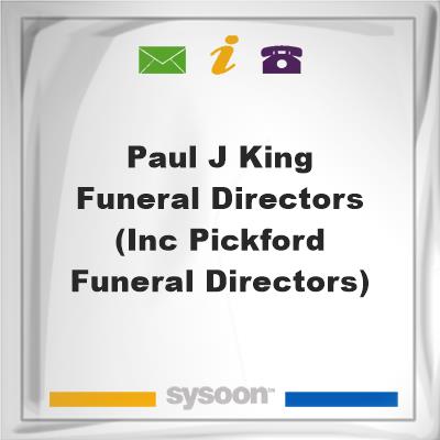 Paul J King Funeral Directors (inc Pickford Funeral Directors), Paul J King Funeral Directors (inc Pickford Funeral Directors)
