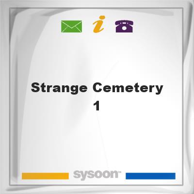 Strange Cemetery #1, Strange Cemetery #1