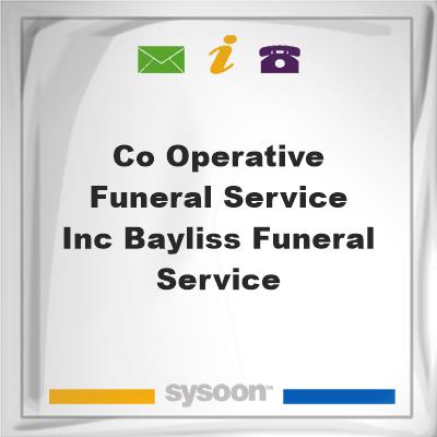 Co-operative Funeral Service inc. Bayliss Funeral ServiceCo-operative Funeral Service inc. Bayliss Funeral Service on Sysoon