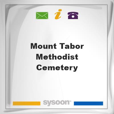 Mount Tabor Methodist Cemetery, Mount Tabor Methodist Cemetery