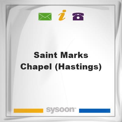 Saint Marks Chapel (Hastings), Saint Marks Chapel (Hastings)