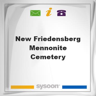 New Friedensberg Mennonite CemeteryNew Friedensberg Mennonite Cemetery on Sysoon