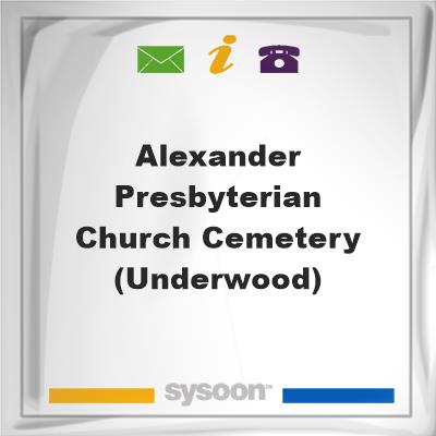 Alexander Presbyterian Church Cemetery (Underwood), Alexander Presbyterian Church Cemetery (Underwood)