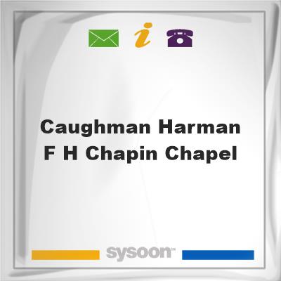 Caughman-Harman F H, Chapin Chapel, Caughman-Harman F H, Chapin Chapel