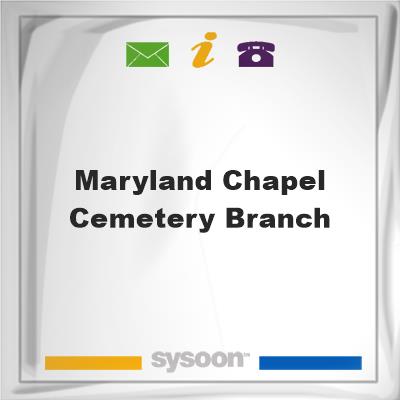 Maryland Chapel Cemetery, Branch, Maryland Chapel Cemetery, Branch