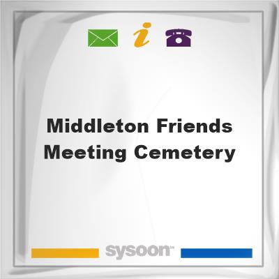 Middleton Friends Meeting Cemetery, Middleton Friends Meeting Cemetery