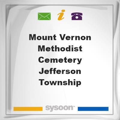 Mount Vernon Methodist Cemetery-Jefferson Township, Mount Vernon Methodist Cemetery-Jefferson Township