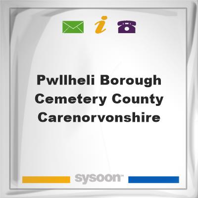 Pwllheli Borough Cemetery, County Carenorvonshire, Pwllheli Borough Cemetery, County Carenorvonshire