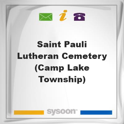 Saint Pauli Lutheran Cemetery (Camp Lake Township), Saint Pauli Lutheran Cemetery (Camp Lake Township)