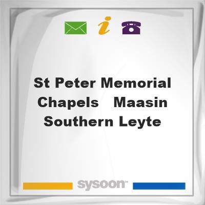 St. Peter Memorial Chapels - Maasin, Southern Leyte, St. Peter Memorial Chapels - Maasin, Southern Leyte