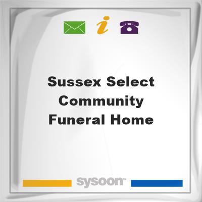 Sussex Select Community Funeral Home, Sussex Select Community Funeral Home