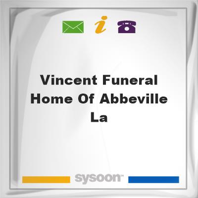 Vincent Funeral Home of Abbeville LAVincent Funeral Home of Abbeville LA on Sysoon