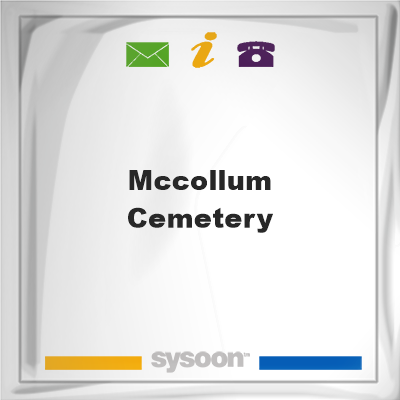 McCollum Cemetery, McCollum Cemetery