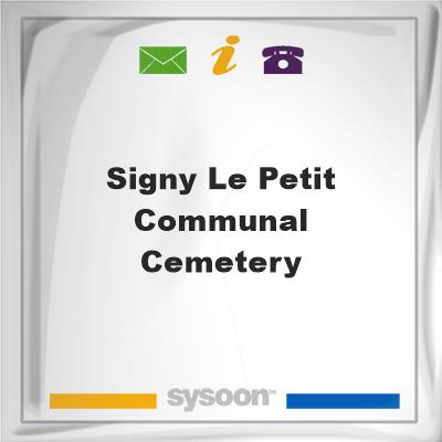 Signy-le-Petit Communal Cemetery, Signy-le-Petit Communal Cemetery