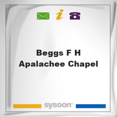 Beggs F H-Apalachee ChapelBeggs F H-Apalachee Chapel on Sysoon