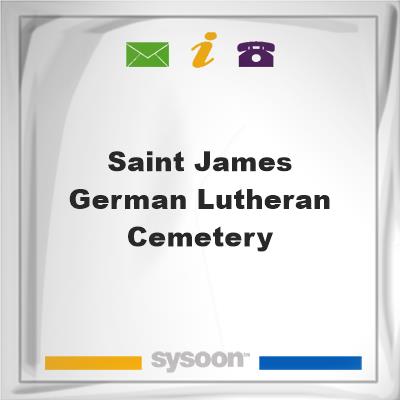 Saint James German Lutheran CemeterySaint James German Lutheran Cemetery on Sysoon