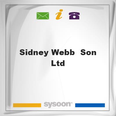 Sidney Webb & Son LtdSidney Webb & Son Ltd on Sysoon