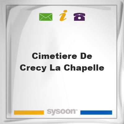 Cimetiere de Crecy-la-chapelle, Cimetiere de Crecy-la-chapelle