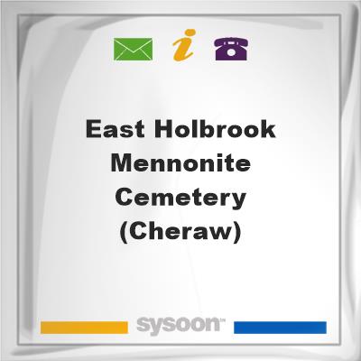 East Holbrook Mennonite Cemetery (Cheraw), East Holbrook Mennonite Cemetery (Cheraw)