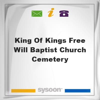 King of Kings Free Will Baptist Church Cemetery, King of Kings Free Will Baptist Church Cemetery