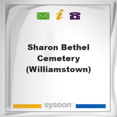 Sharon Bethel Cemetery (Williamstown), Sharon Bethel Cemetery (Williamstown)