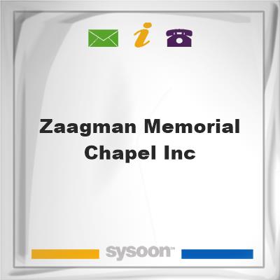 Zaagman Memorial Chapel IncZaagman Memorial Chapel Inc on Sysoon