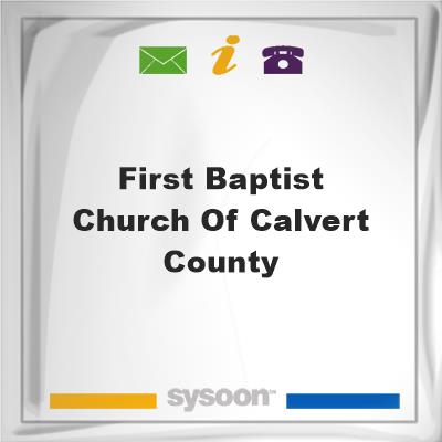 First Baptist Church of Calvert County, First Baptist Church of Calvert County