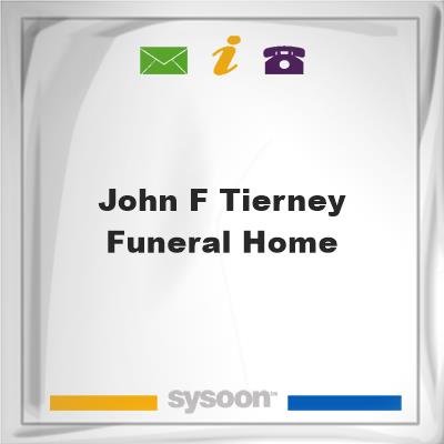 John F Tierney Funeral Home, John F Tierney Funeral Home