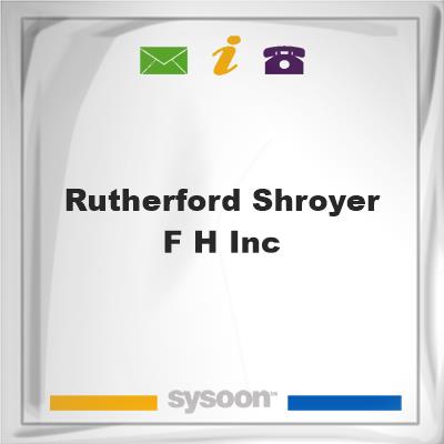 Rutherford-Shroyer F H IncRutherford-Shroyer F H Inc on Sysoon