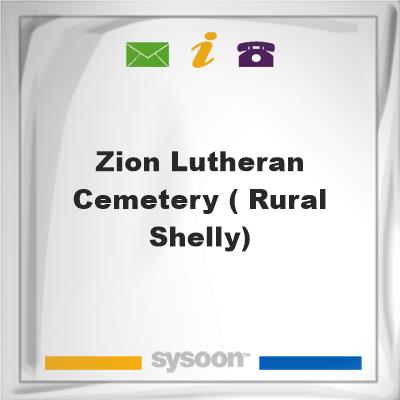 Zion Lutheran Cemetery ( Rural Shelly)Zion Lutheran Cemetery ( Rural Shelly) on Sysoon