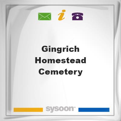 Gingrich Homestead Cemetery, Gingrich Homestead Cemetery
