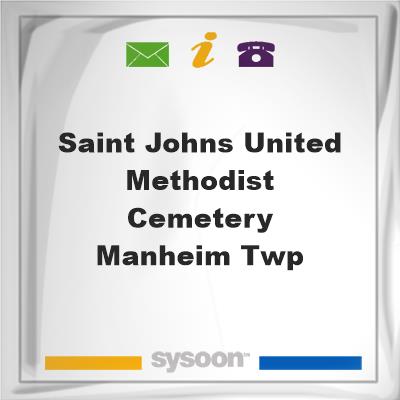 Saint Johns United Methodist Cemetery, Manheim Twp, Saint Johns United Methodist Cemetery, Manheim Twp