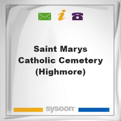 Saint Marys Catholic Cemetery (Highmore), Saint Marys Catholic Cemetery (Highmore)