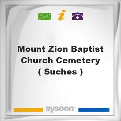 Mount Zion Baptist Church Cemetery ( Suches )Mount Zion Baptist Church Cemetery ( Suches ) on Sysoon
