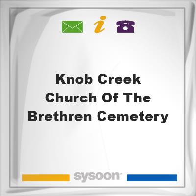 Knob Creek Church of the Brethren Cemetery, Knob Creek Church of the Brethren Cemetery