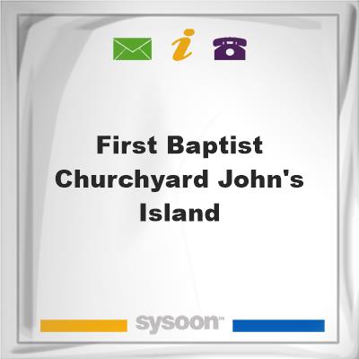 First Baptist Churchyard John's Island, First Baptist Churchyard John's Island