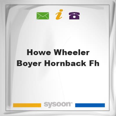 Howe-Wheeler-Boyer-Hornback Fh, Howe-Wheeler-Boyer-Hornback Fh